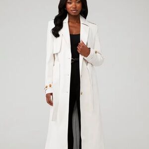Bardot VEGAN LEATHER TRENCH COAT